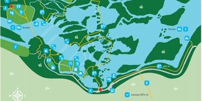 Krka үндэсний парк хорват газрын зураг