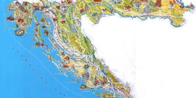 Хорват аялал жуулчлалын газрын зураг